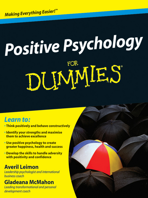 Title details for Positive Psychology For Dummies by Averil Leimon - Wait list